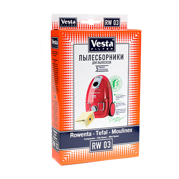 Пылесборники VESTA FILTER RW 03 компл. 5шт. купить на OZON по низкой ...