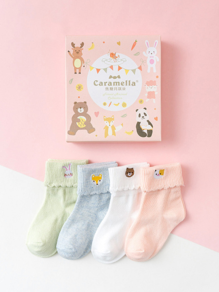 Caramella Комплект носков Зверята, 4 пары - купить с доставкой по ...