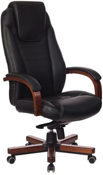 Кресло руководителя Бюрократ T-9923WALNUT черный купить на OZON по ...