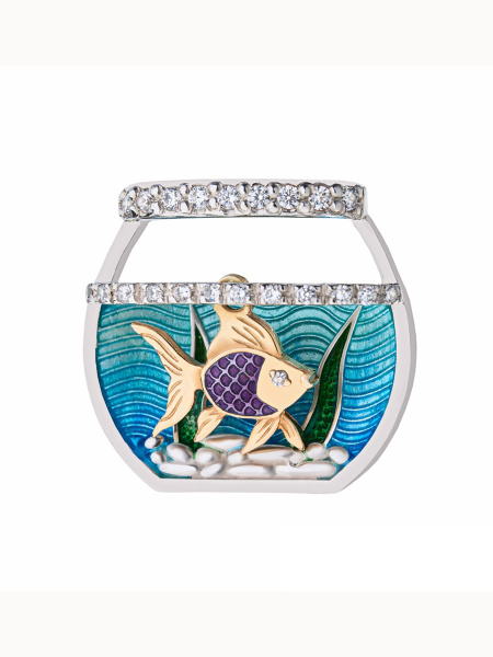Legenda jewelry Подвеска Аквариум - купить с доставкой по выгодным ...