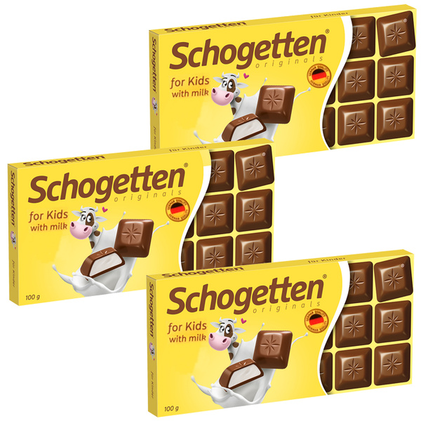 Шоколад Schogetten, For Kids (Германия), 3шт по 100г. - купить с ...