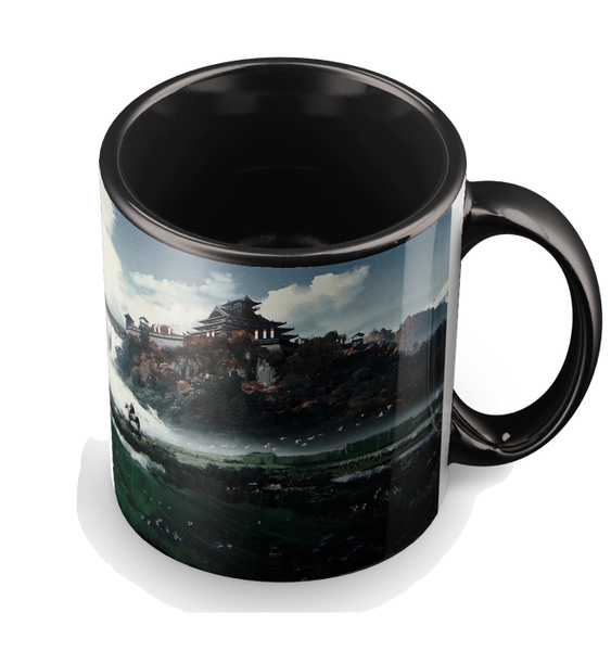 Кружка "Ghost of Tsushima 2 (гост оф цусима, призраки цусимы, самурай ...