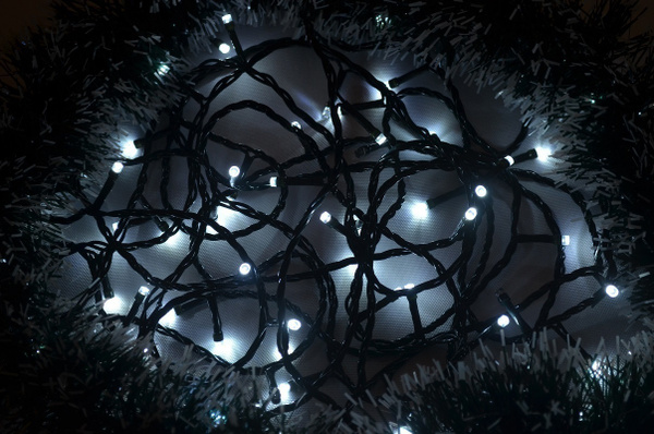 Новогодняя гирлянда на елку, на окно, уличная 20 метров, 200led с ...