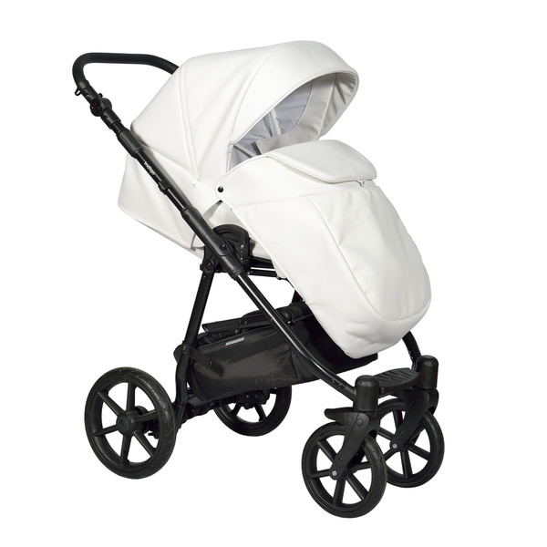 Коляска Indigo Broco Eco 2в1 Be 01 белая кожа - купить с доставкой по ...