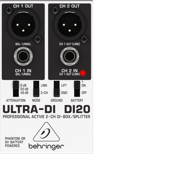 Директ-бокс активный Behringer DI20 - купить с доставкой по выгодным ...