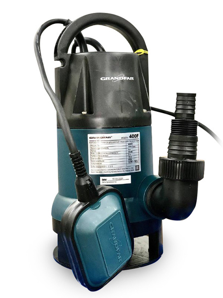 Насос дренажный Grandfar 400F, 400 Вт, 6м, 150л - купить по выгодной ...