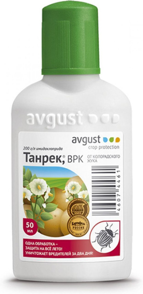 Танрек от колорадского жука Avgust, 50 мл - купить с доставкой по ...
