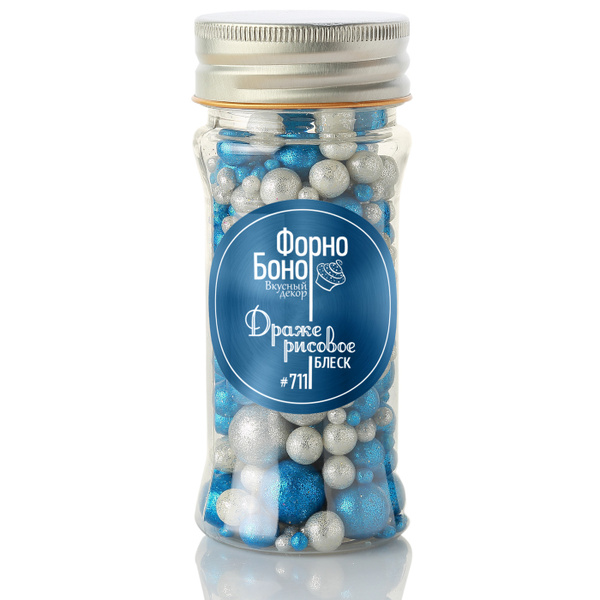 Кондитерская посыпка БЛЕСК "Форно-Боно" вкусный декор микс №711 ...