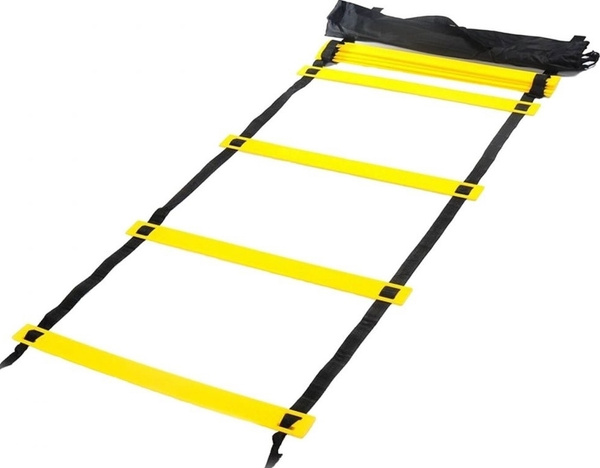 Лестница координационная GCsport, 612 см, 12 перекладин, (желтая) с ...