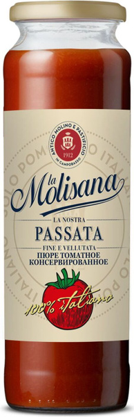 Томаты La Molisana Passata Пюре томатное, 690г купить на OZON по низкой ...