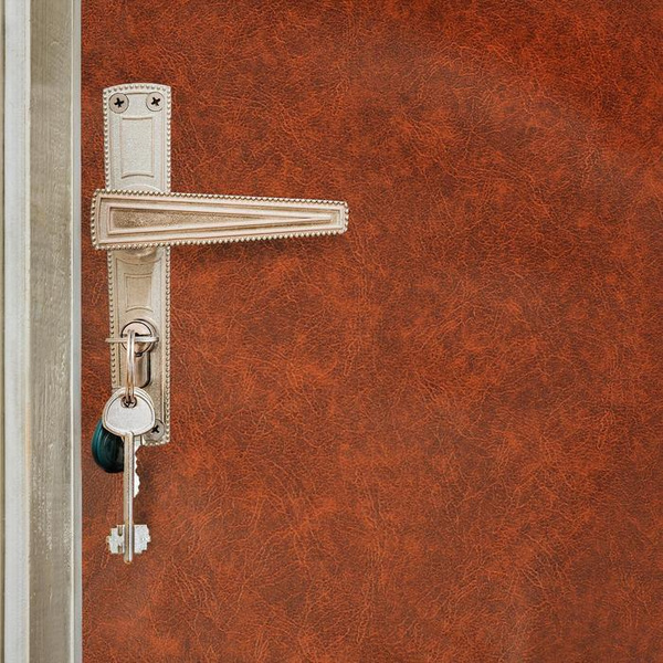 Комплект для обивки дверей 110 * 205 см: иск.кожа, поролон 5 мм, гвозди ...