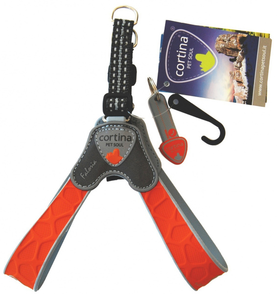 Coralpina Супер прочная шлейка FALORIA, оранжевый (обхват груди 35-45 ...