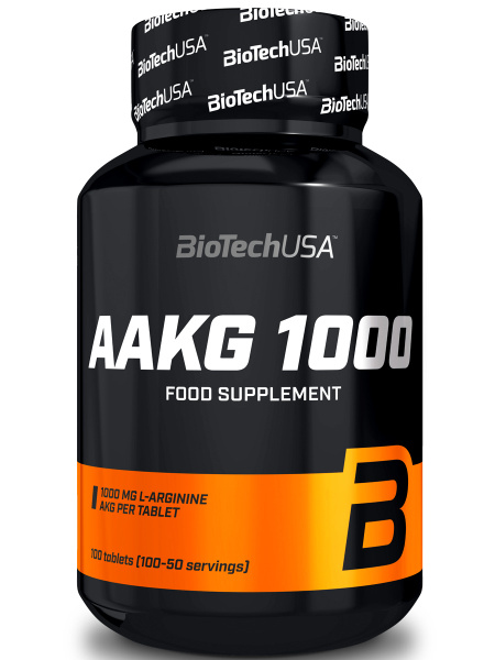 Аргинин альфа-кетоглутарат BiotechUSA AAKG 1000 мг 100 таб. - купить с ...