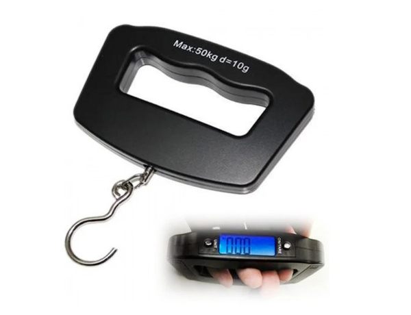 Ручные Электронные Весы для багажа Electronic Luggage SCALE Черные ...