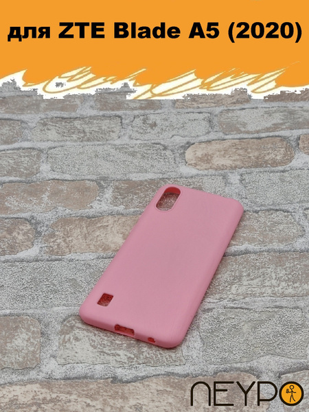 Силиконовый чехол NEYPO МАТОВЫЙ для ZTE Blade A5 (2020) (розовый) / ЗТЕ ...