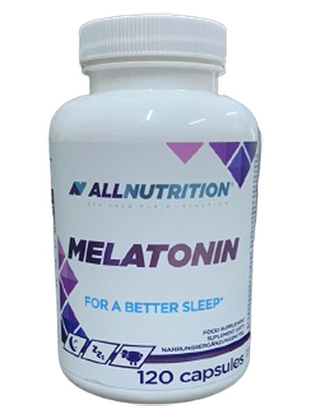 Мелатонин 1мг, AllNutrition, 120 капсул, для сна, для нервной системы ...