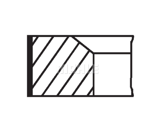 Кольца Поршневые Mahle/Knecht арт. 081RS001040N0 - MAHLE арт ...