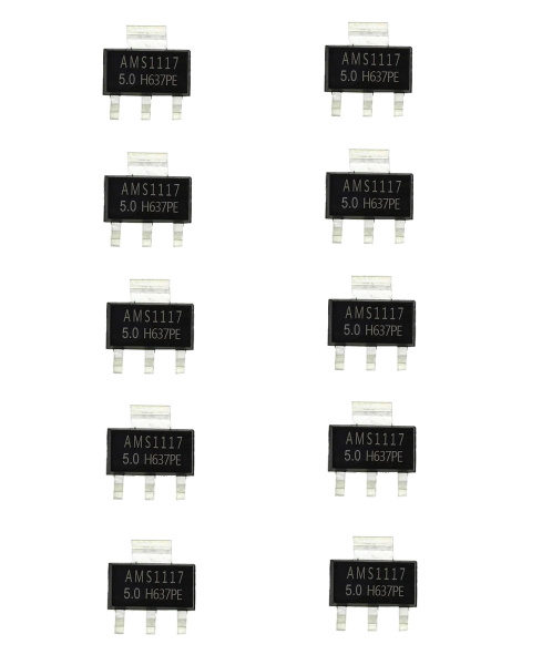 Стабилизатор AMS1117-5 (10шт) - купить с доставкой по выгодным ценам в ...