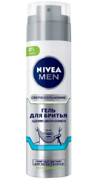 Nivea Men Для чувствительной кожи Гель для легкого бритья, без спирта ...