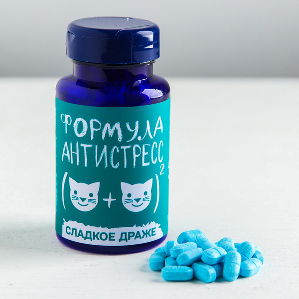 Конфеты - таблетки "Формула антистресс" 50 гр. - купить с доставкой по ...