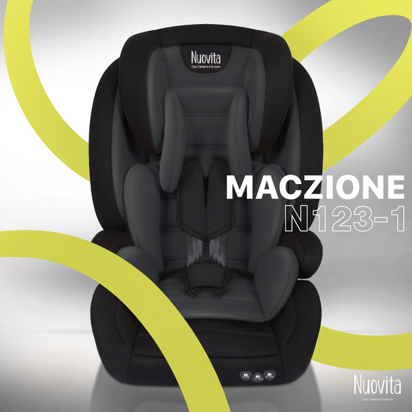 Детское автокресло Nuovita Maczione N123-1 складное, трансформер ...