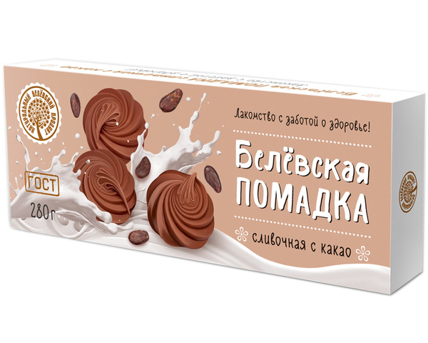 Белевская помадка сливочная с какао 280г купить на OZON по низкой цене ...