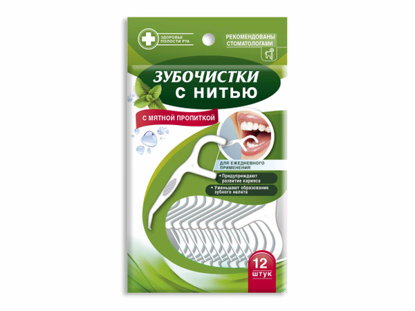 Зубочистки с нитью Ozon