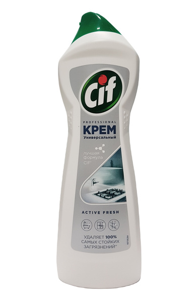 Характеристики Cif Чистящий крем Professional Актив Фреш, 750 мл ...