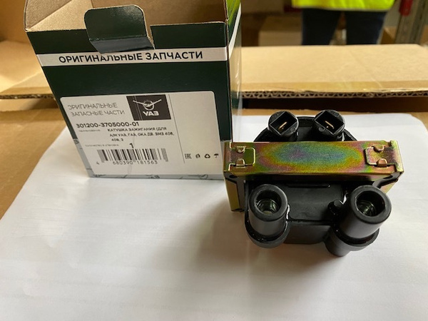 КАТУШКА ЗАЖИГАНИЯ ГАЗ, УАЗ 406.3805 (3012.3705) (УАЗ оригинал)