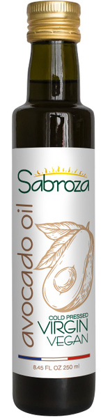 Масло Авокадо 100% Нерафинированное, Холодного Отжима, Sabroza Virgin ...