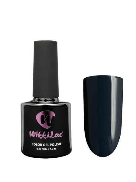 Гель-лак для ногтей WikkiLac Тон №498 темно-сине-графитовый - купить с ...