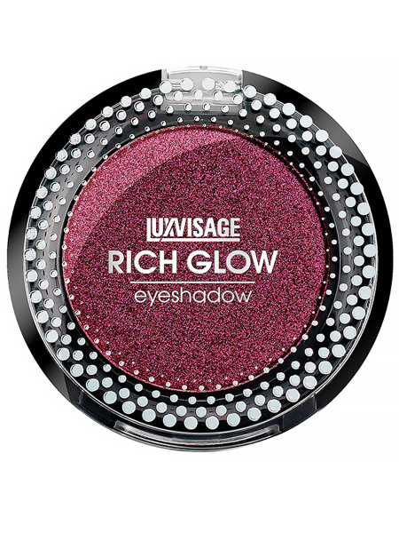 LUXVISAGE Тени для век RICH GLOW компактные, с металлическим сиянием ...