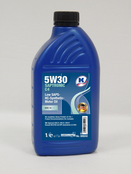 Моторное масло Kuttenkeuler 5W-30 НС-синтетическое - купить в интернет ...