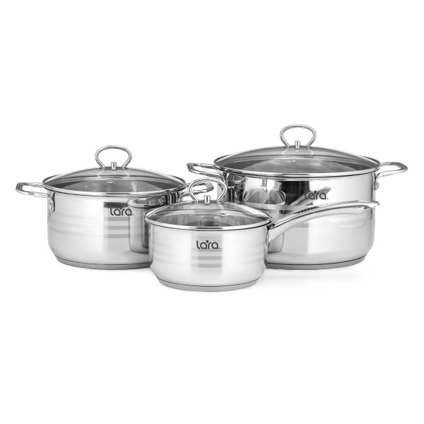 Набор посуды для приготовления Lara, 6 предм. - купить с доставкой по ...
