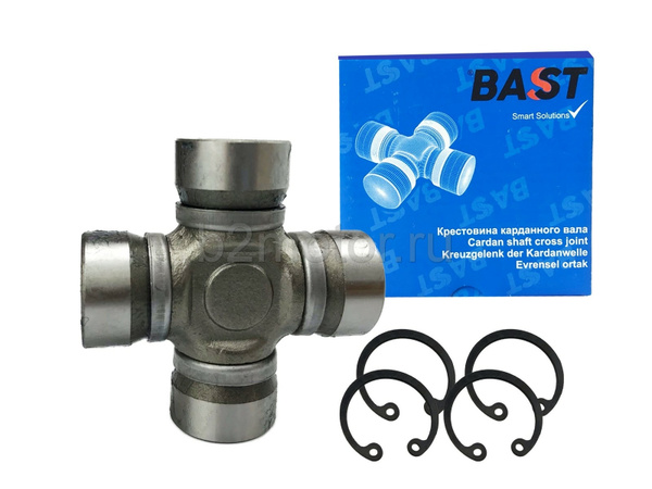 Крестовина кардана ГАЗ-3302,31029 (стопор. кольца) Bast