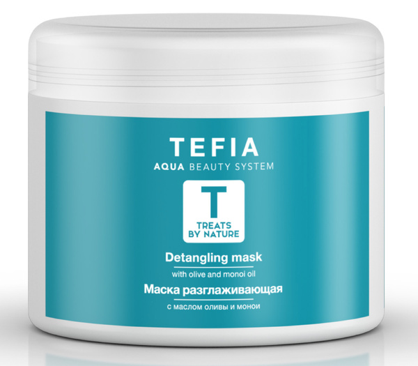 Tefia. Маска разглаживающая с маслом оливы и монои профессиональная ...