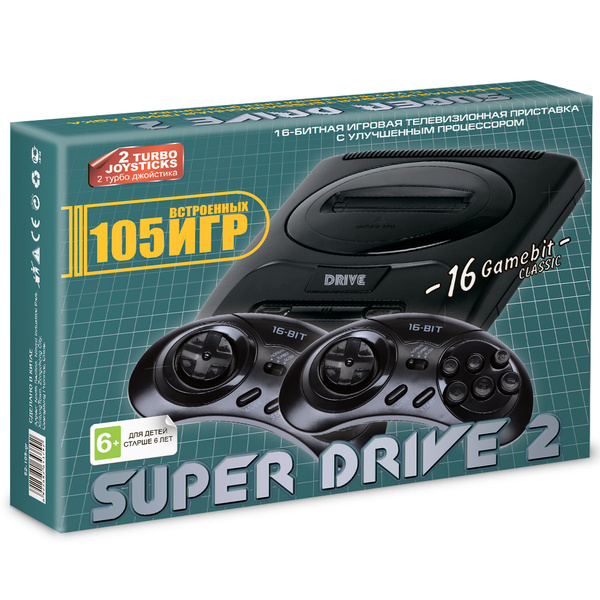 Игровая приставка 16-bit Super Drive Classic + 105 игр - купить с ...