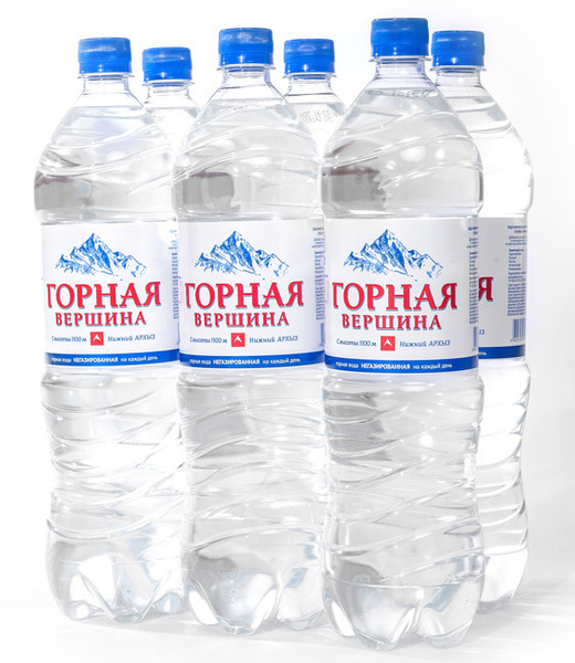 Горная вершина Вода Минеральная Негазированная 1500мл. 6шт - купить с ...