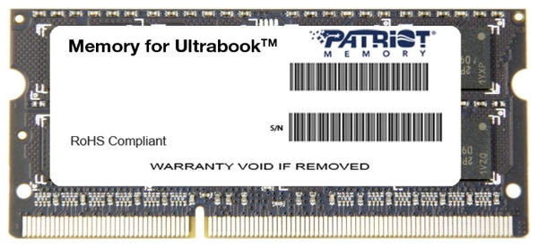 Модуль оперативной памяти Patriot Memory Память DDR3L SODIMM 8Gb ...