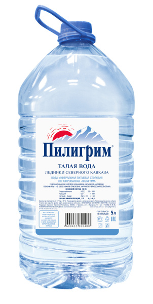 Минеральная питьевая вода Пилигрим негазированная, ПЭТ (5л*2шт ...