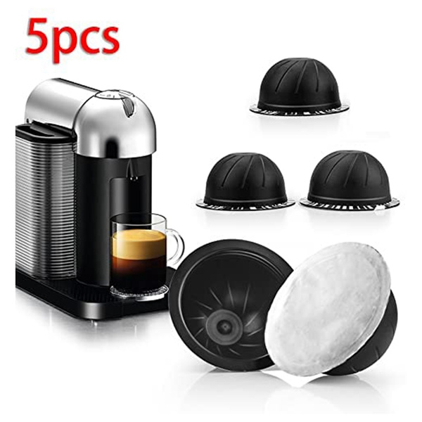 5шт многоразовые кофейные капсулы для Nespresso Vertuo Vertuoline ...