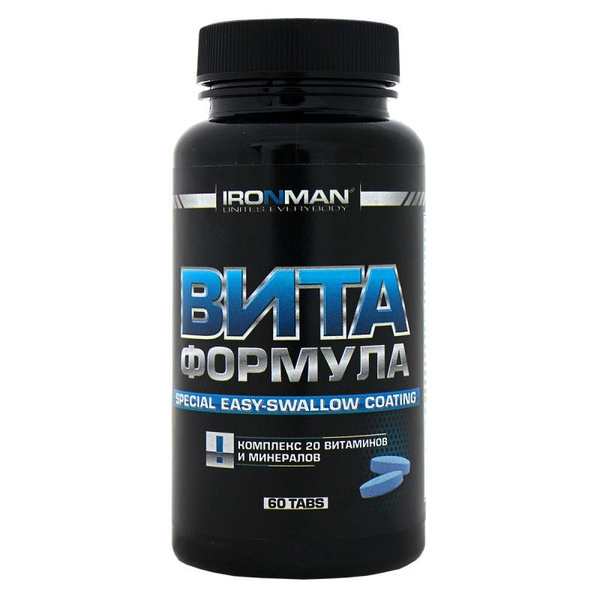 Витамины и минералы комплекс IRONMAN Вита, 60 таблеток / Для женщин и ...