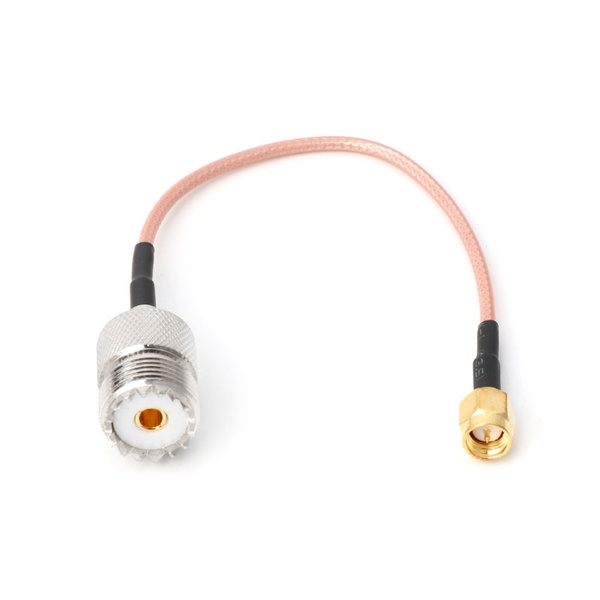 Кабельная перемычка RG316 с косичкой UHF SO239 с гнездом PL259 к ...
