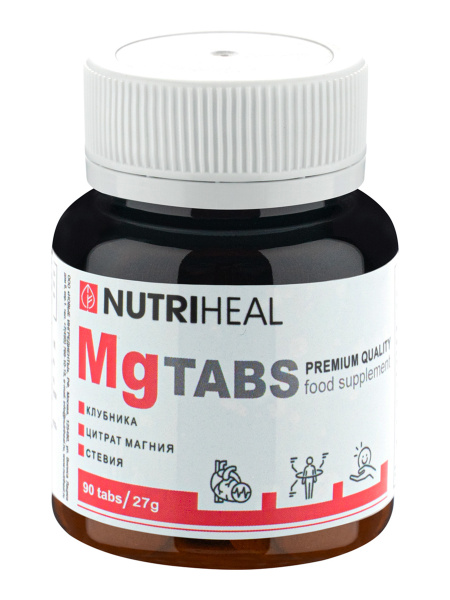Nutriheal. Mg Tabs - Комплекс с цитратом Магния (из Швеции) Витамин B6 ...