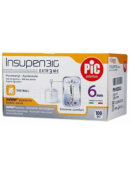 Иглы для шприц-ручки INSUPEN Иглы одноразовые к шприц-ручке: 31G, 0 ...