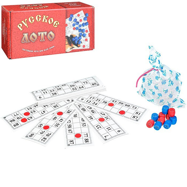 Лото русское / Настольная игра Русское Лото - купить с доставкой по ...