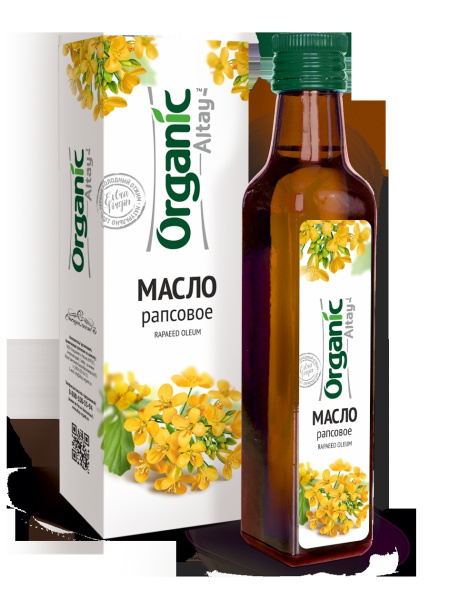 Рапсовое масло "Altay Organic" 250 мл - купить с доставкой по выгодным ...
