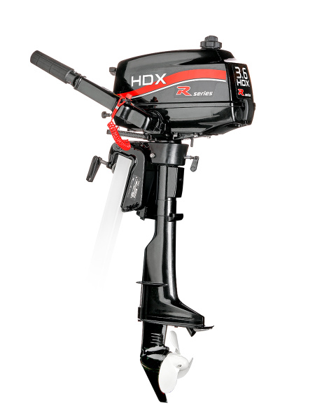 Лодочный мотор 2-х тактный HDX R series T 3,6 СBMS купить c доставкой ...