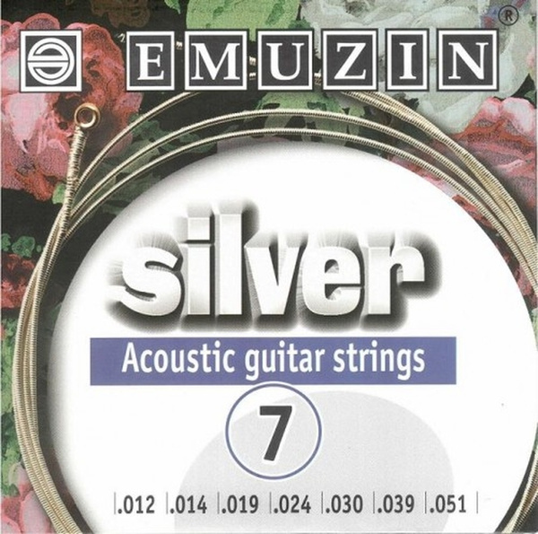 Струны для семиструнной акустической гитары EMUZIN SILVER 7А222 купить ...