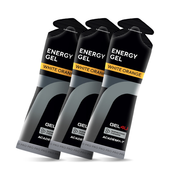 Энергетический гель Energy gel GEL4U, вкус Апельсин, 60 мл. 3шт. купить ...